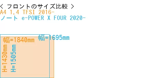 #A4 1.4 TFSI 2016- + ノート e-POWER X FOUR 2020-
